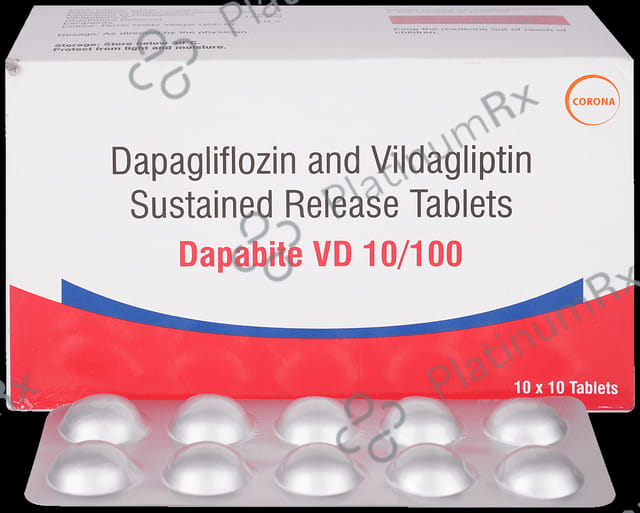 Dapabite VD 10/100mg Tablet SR 10s