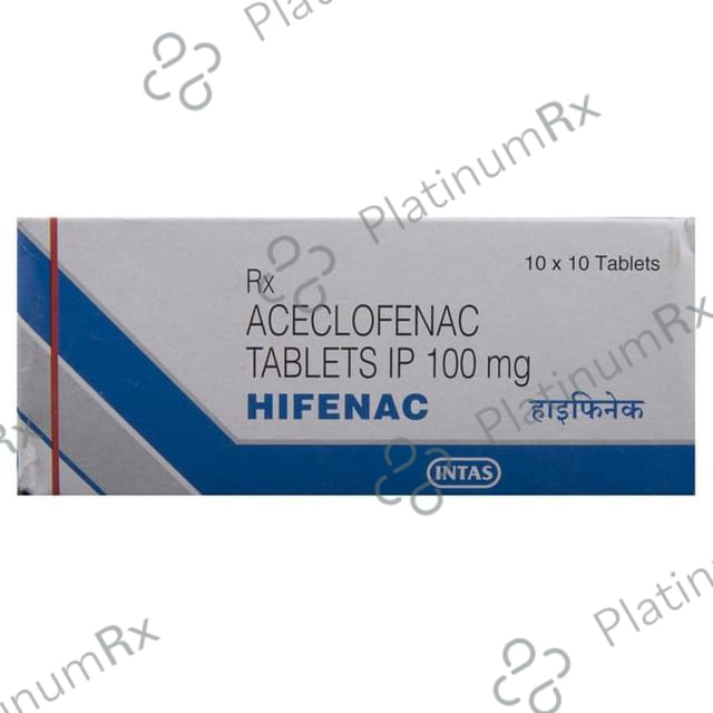 Hifenac 100mg Tablet 10s
