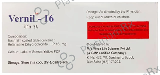 Vernil 16mg Tablet