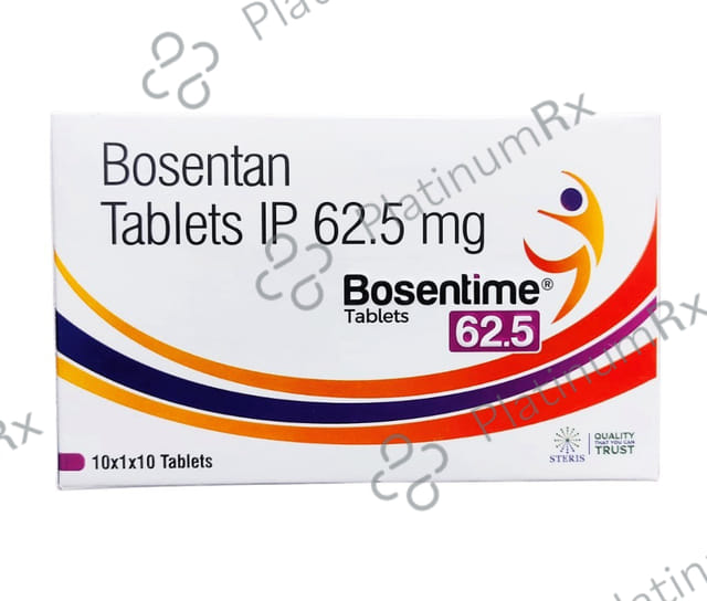 Bosentime 62.5mg Tablet 10s