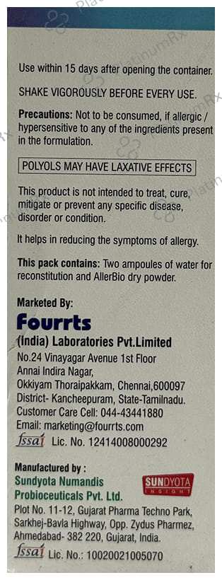 Allerbio Dry Powder 60ml