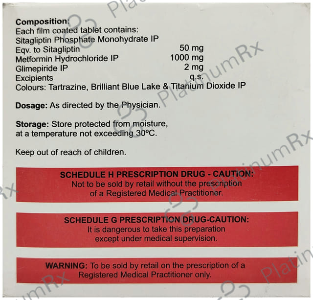 Sitamax GM Forte 2/50/1000mg Tablet 10s