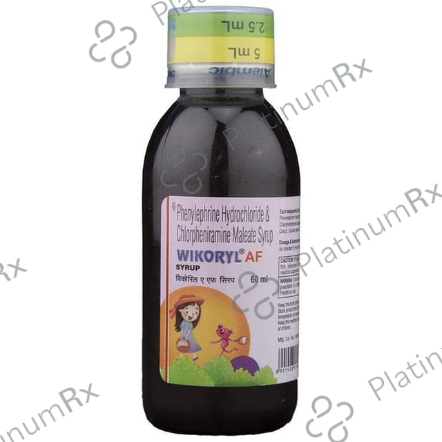 Wikoryl AF 2/5mg Syrup 60ml
