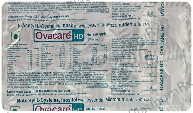 Ovacare HD Tablet 10s