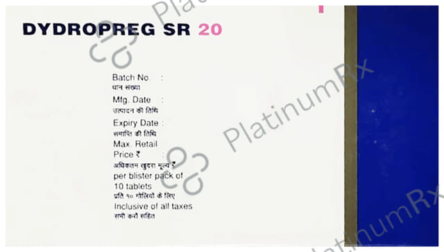 Dydropreg SR 20mg Tablet 10s