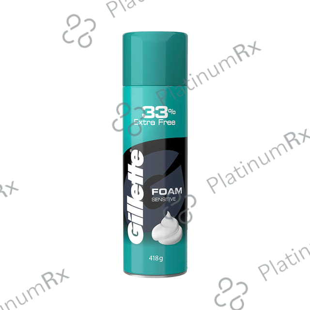 Gillette Sensitive Foam 33% Extra Free