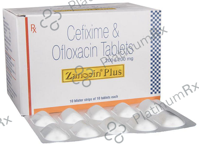 Zanocin Plus 200/200mg Tablet 10s
