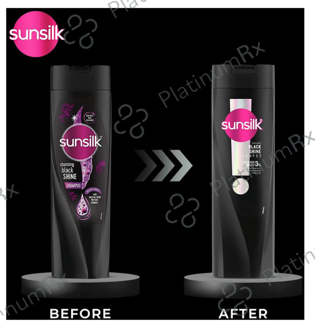Sunsilk Shampoo Stunning Black Shine 180ml