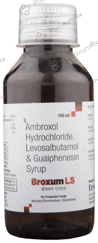 Broxum LS 15/50/1mg Syrup 100ml