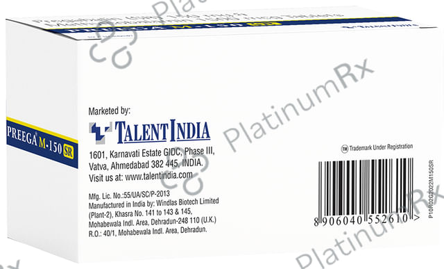 Preega M 150 SR Tablet 10s