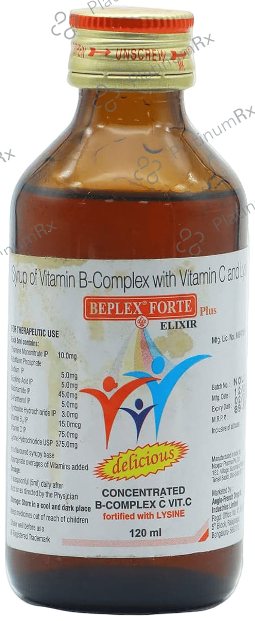 Beplex Forte Plus Elixir 120ml