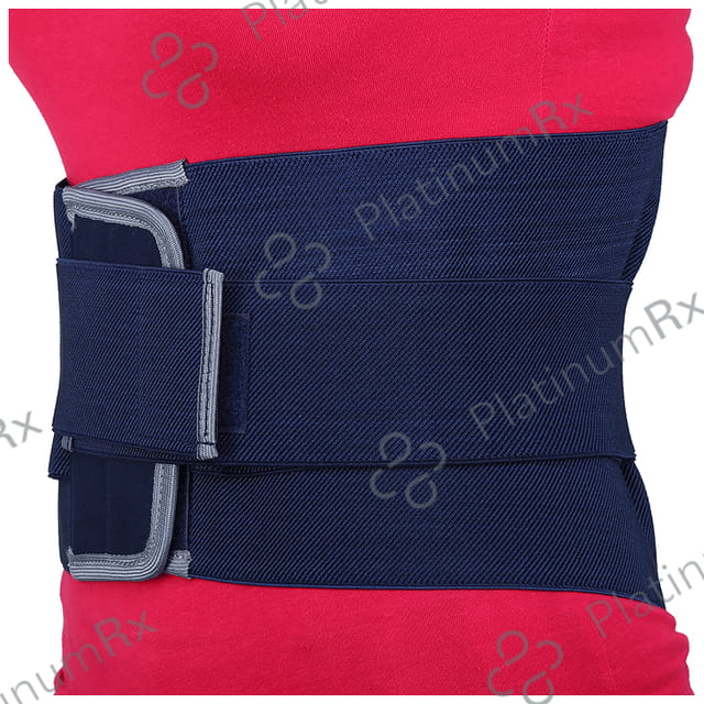 Longlife Contured Lumbar Support Belt Medium Blue