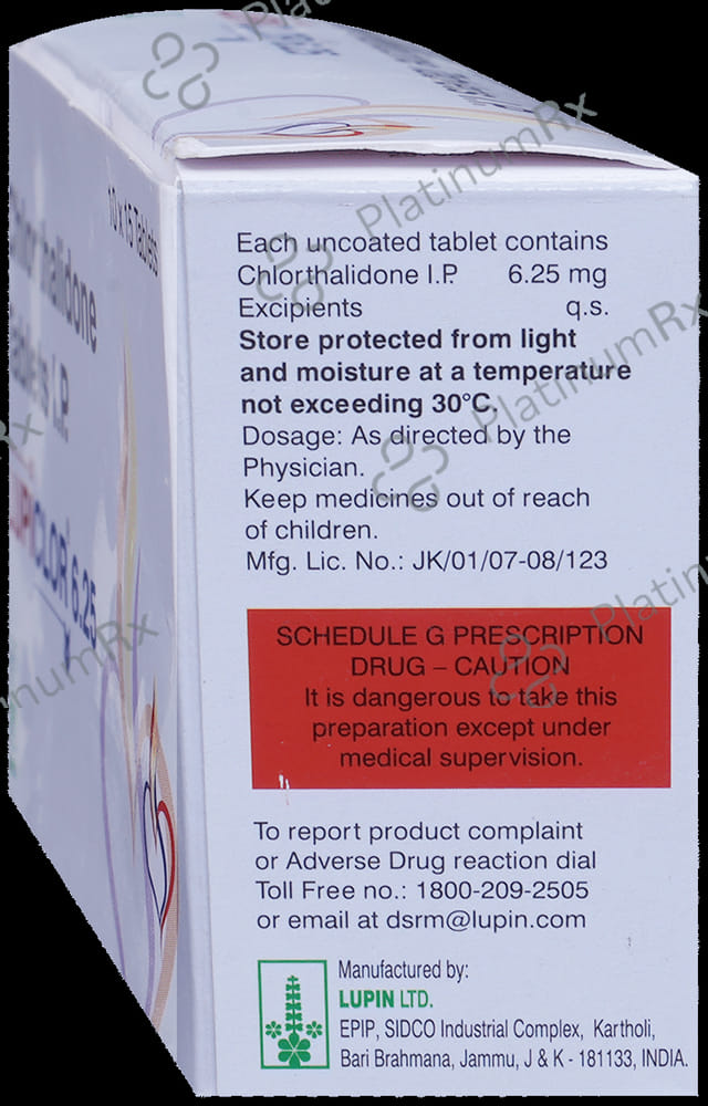 Lupiclor 6.25mg Tablet 15s