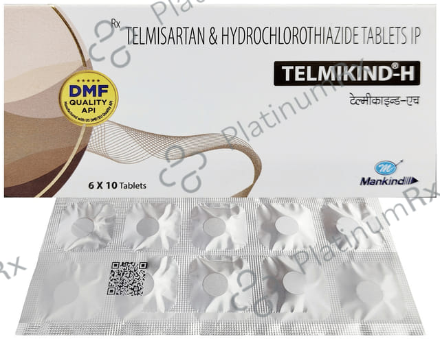 Telmikind H 12.5/40mg Tablet 10s