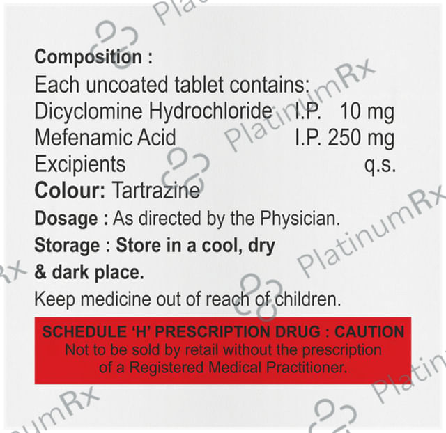 Vaxospas 10/250mg Tablet 10s