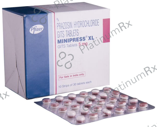 Minipress XL 5mg Tablet 30s