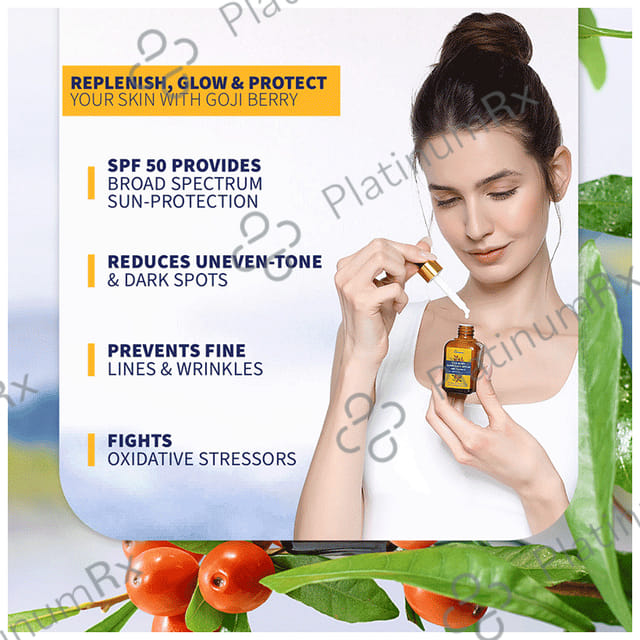 St.Botanica Goji Berry Sunscreen SPF 50 PA+++ Serum 30ml