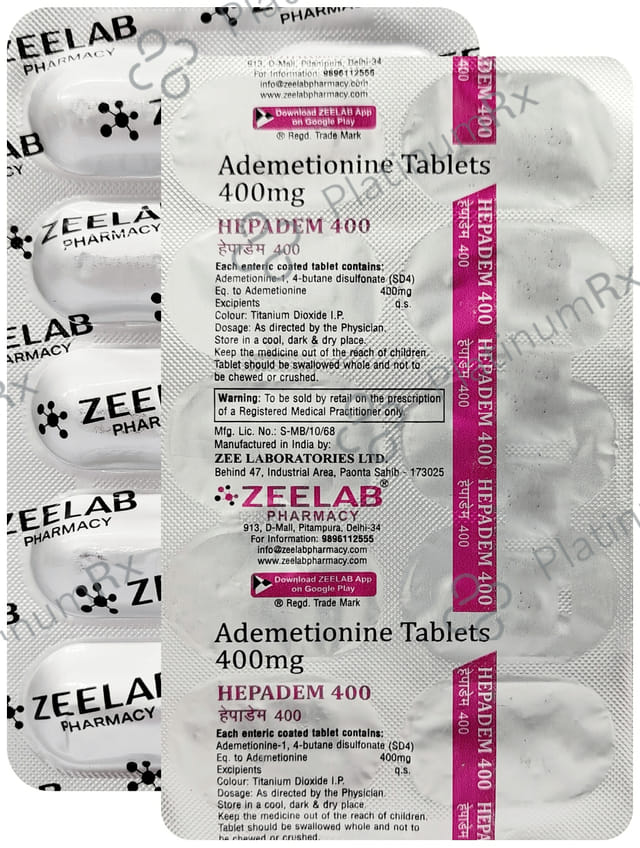 Hepadem 400mg Tablet 10s