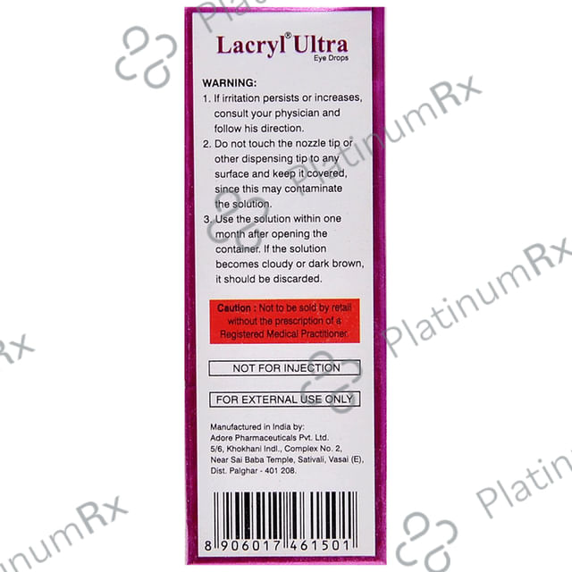 Lacryl Ultra Eye Drop 10ml