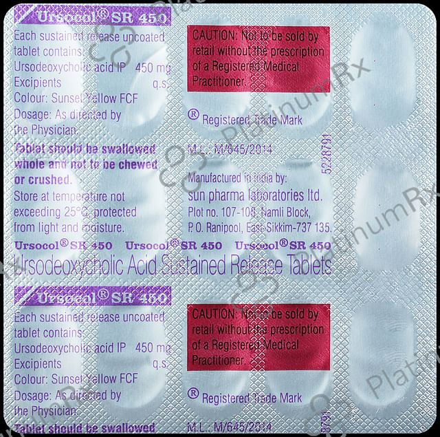Ursocol SR 450mg Tablet 15s