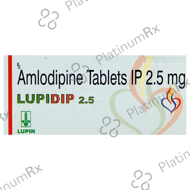 Lupidip 2.5mg Tablet 10s