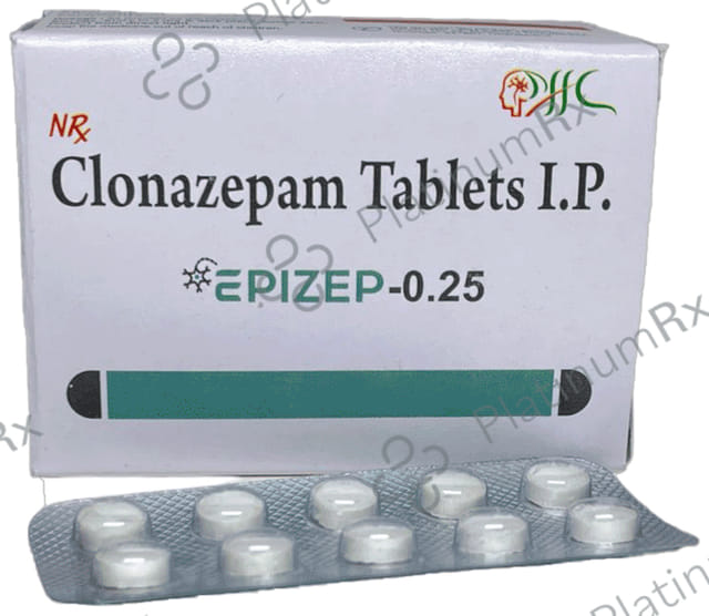 Epizep 0.25mg Tablet 10s
