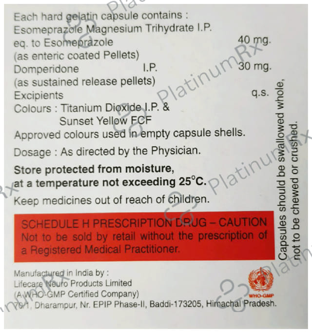 Lupradone 30/40mg D Capsule SR 10s