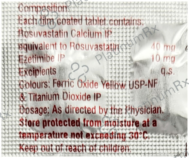 Rosuvas EZ 40/10mg Tablet 10s