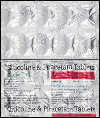 Citelec P 500/800mg Tablet 10s