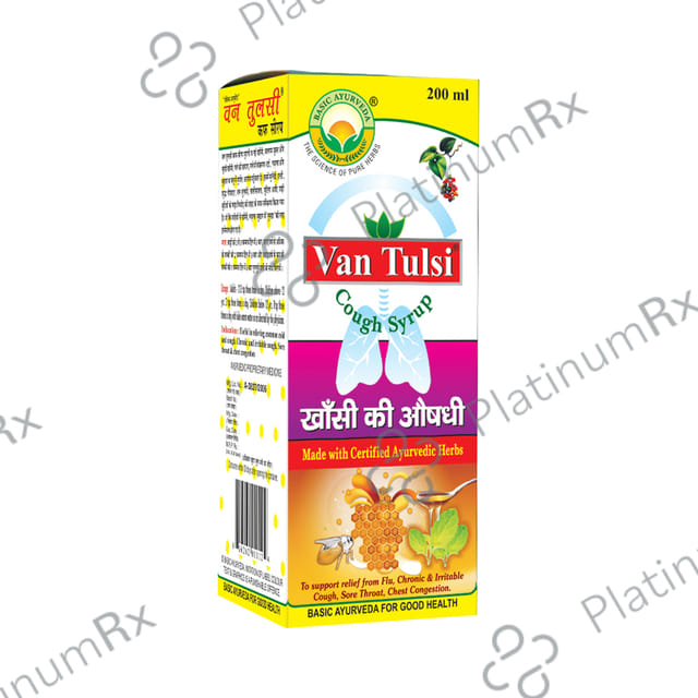 Basic Ayurveda Van Tulsi Cough Syrup 200 ml