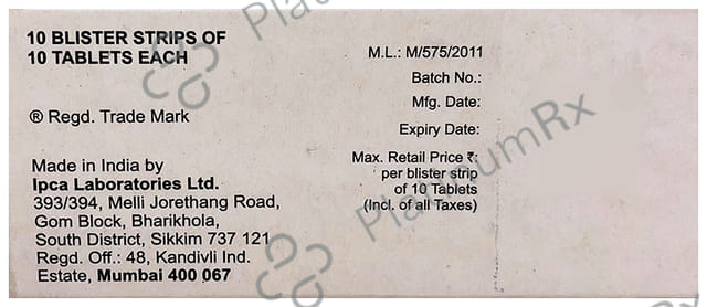 Tenoric 100/25mg Tablet 10s