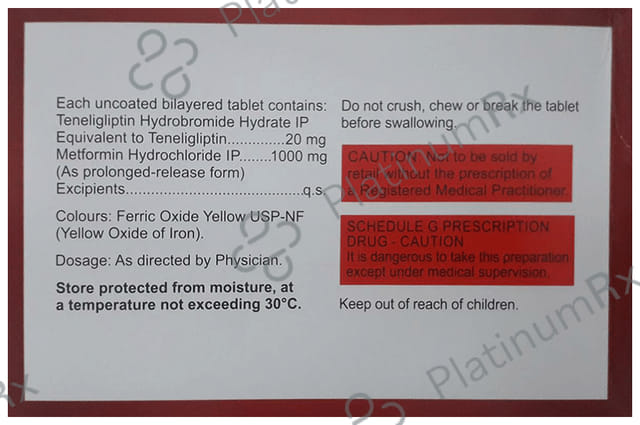 Olymprix M 1000/20mg Tablet PR 15s