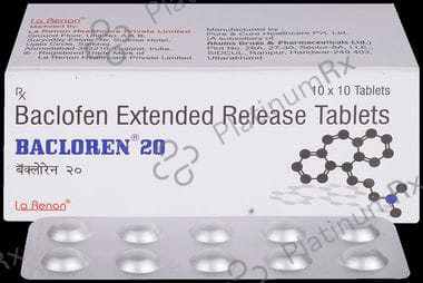 Bacloren 20mg Tablet 10s