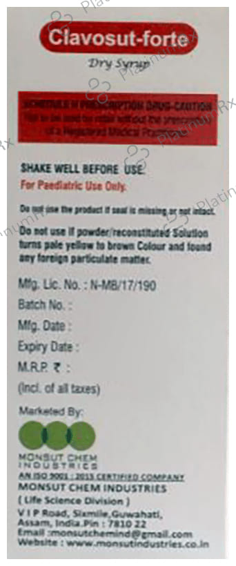 Clavosut Forte Dry Syrup