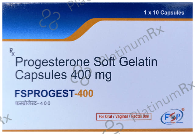 Fsprogest 400 Soft Gelatin Capsule