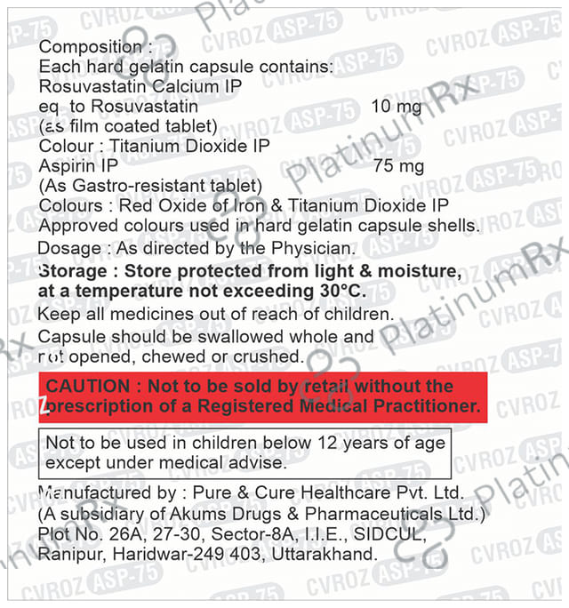 Cvroz ASP 75 Capsule