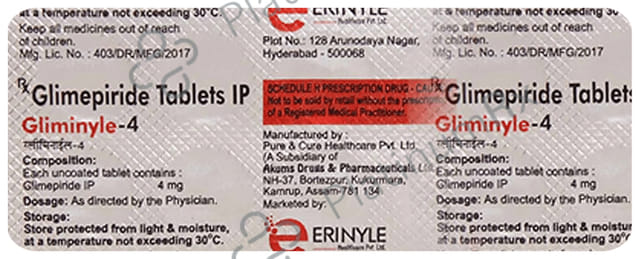 Gliminyle 4mg Tablet 10s