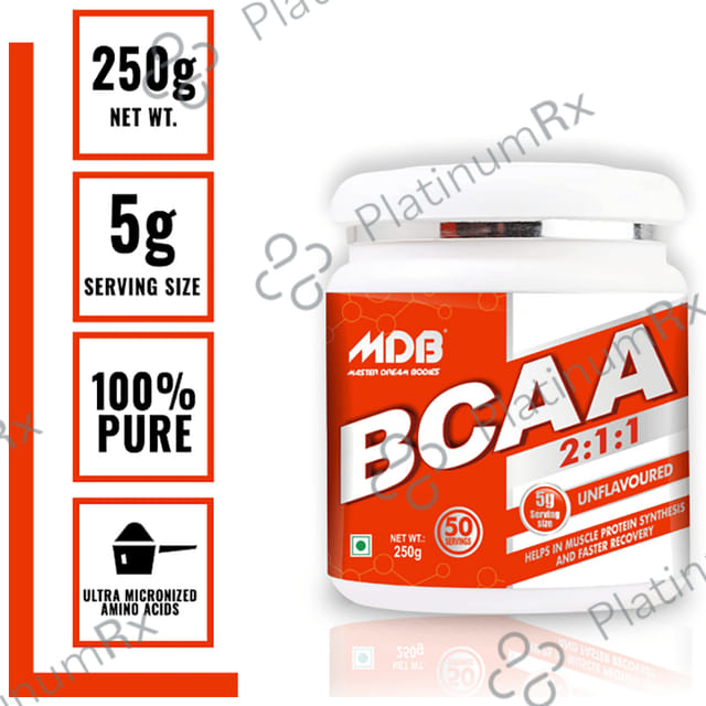 MDB Master Dream Bodies BCAA 2:1:1 Powder 250gm