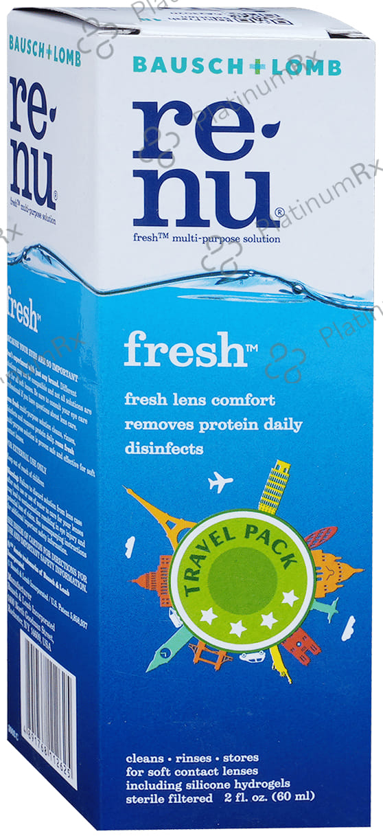 Renu Fresh Lens Cleansing Solution 60ml