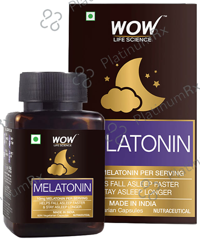 WOW Life Science Melatonin Vegetarian Capsule