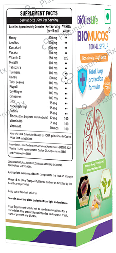 BioticsLife Biomucos Syrup