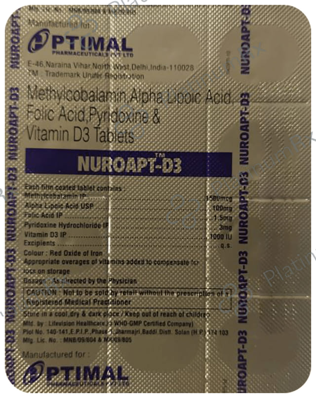 Nuroapt-D3 Tablet