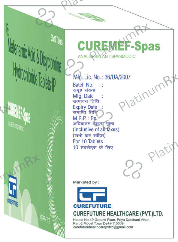 Curemef-Spas Tablet