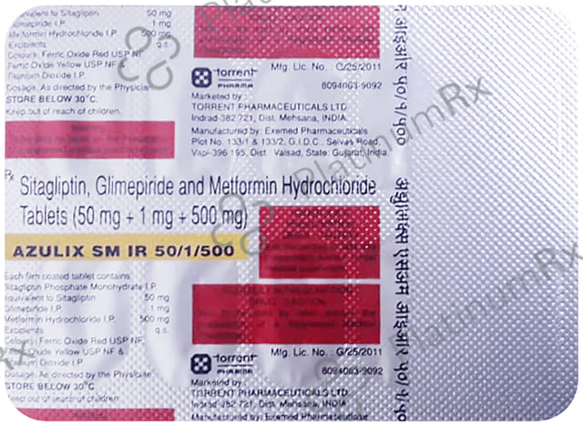 Azulix SM IR 1mg Tablet 10s