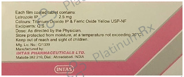 Letall 2.5mg Tablet 10 Tablet
