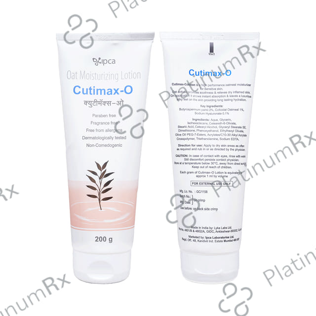 Cutimax O Oat Moisturizing Lotion 200gm