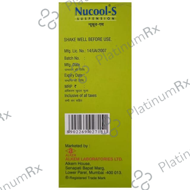 Nucool S 1000mg Suspension