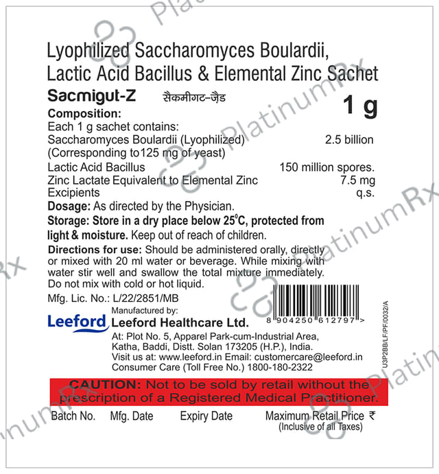 Sacmigut-Z Sachet Orange