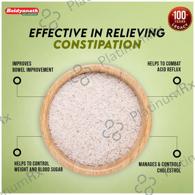Baidyanath Vansaar Isabgol Psyllium Husk Powder - For Immunity & Constipation Relief 200 gm