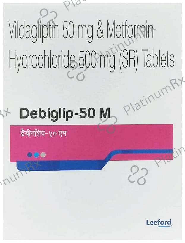 Debiglip M 500/50mg Tablet SR 15s
